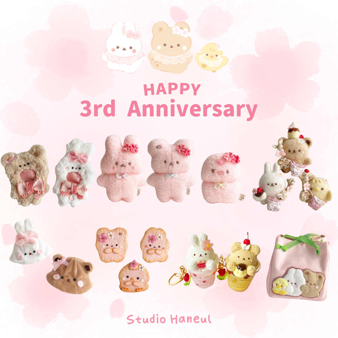 スタジオハヌル３周年記念グッズラインナップをご紹介！