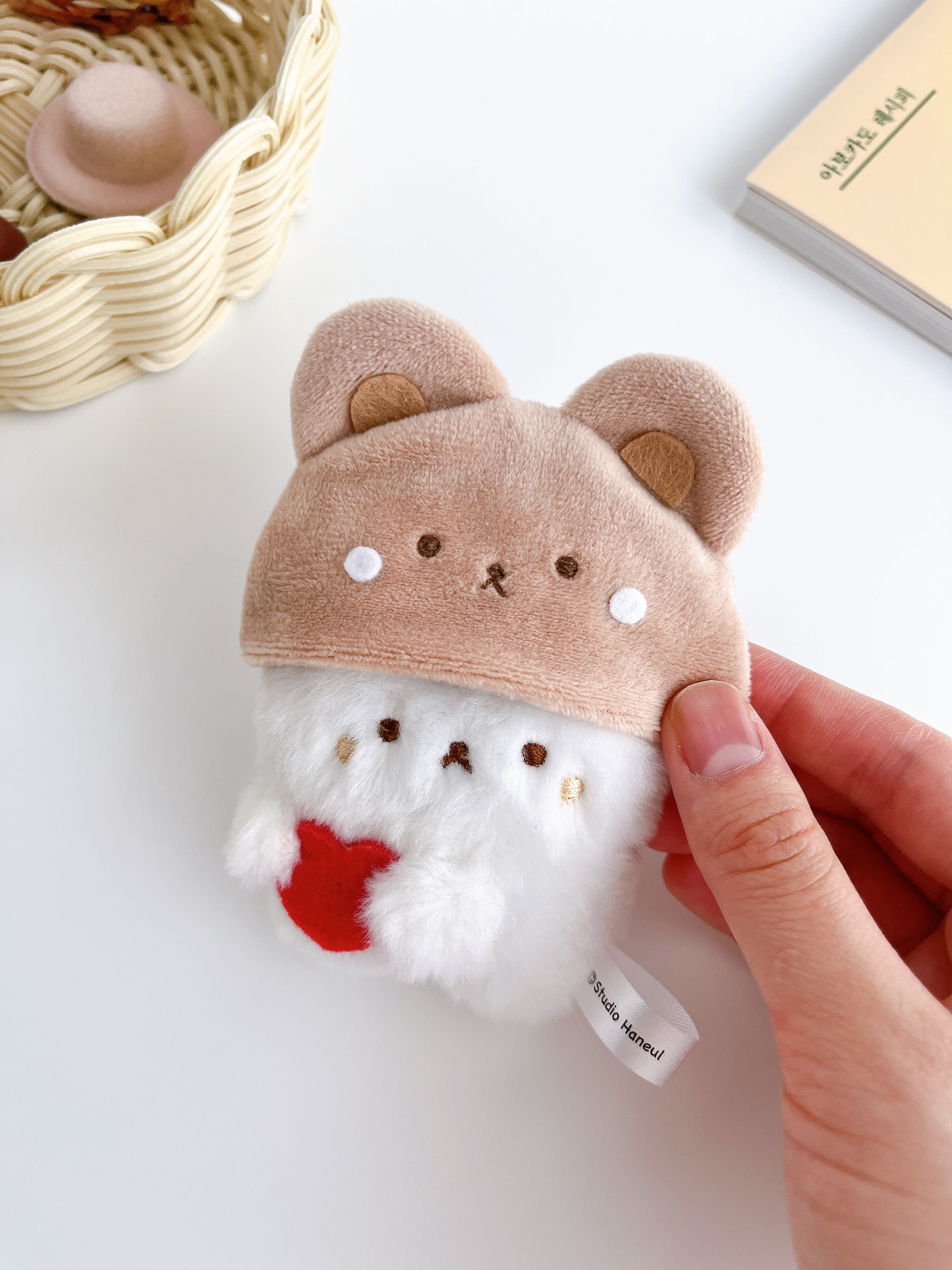 パムとタルトのぬいぐるみ帽子