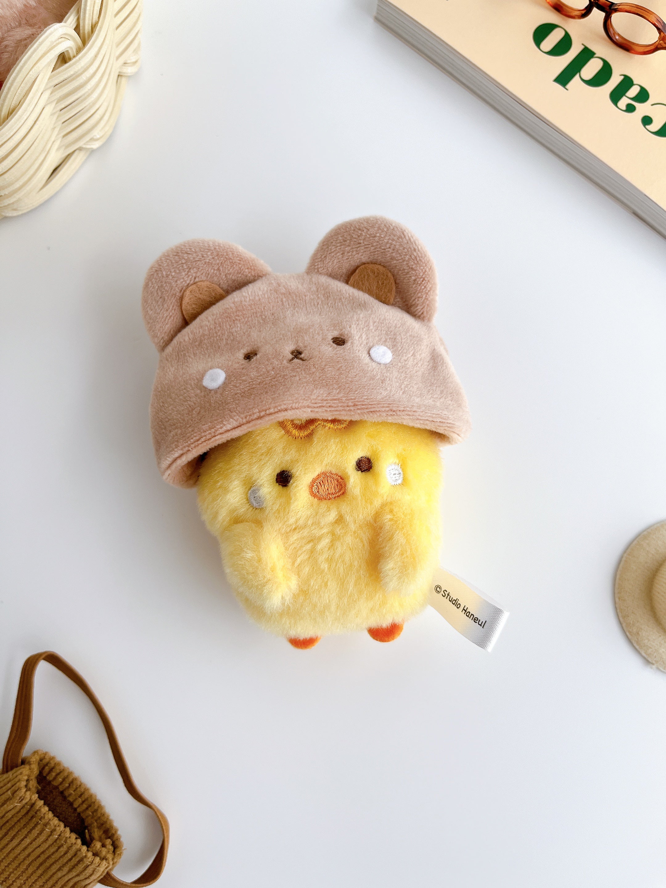 パムとタルトのぬいぐるみ帽子