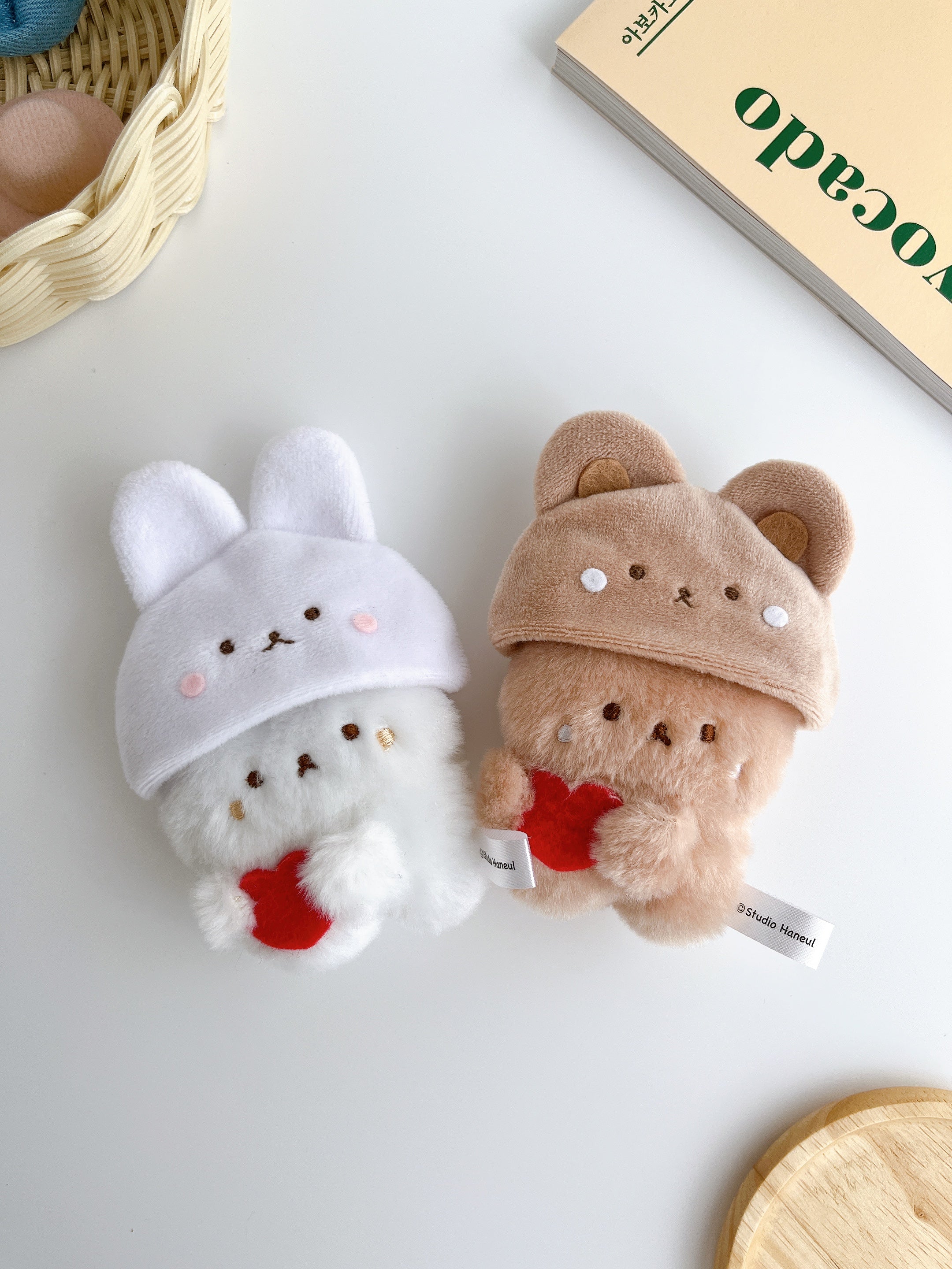 パムとタルトのぬいぐるみ帽子