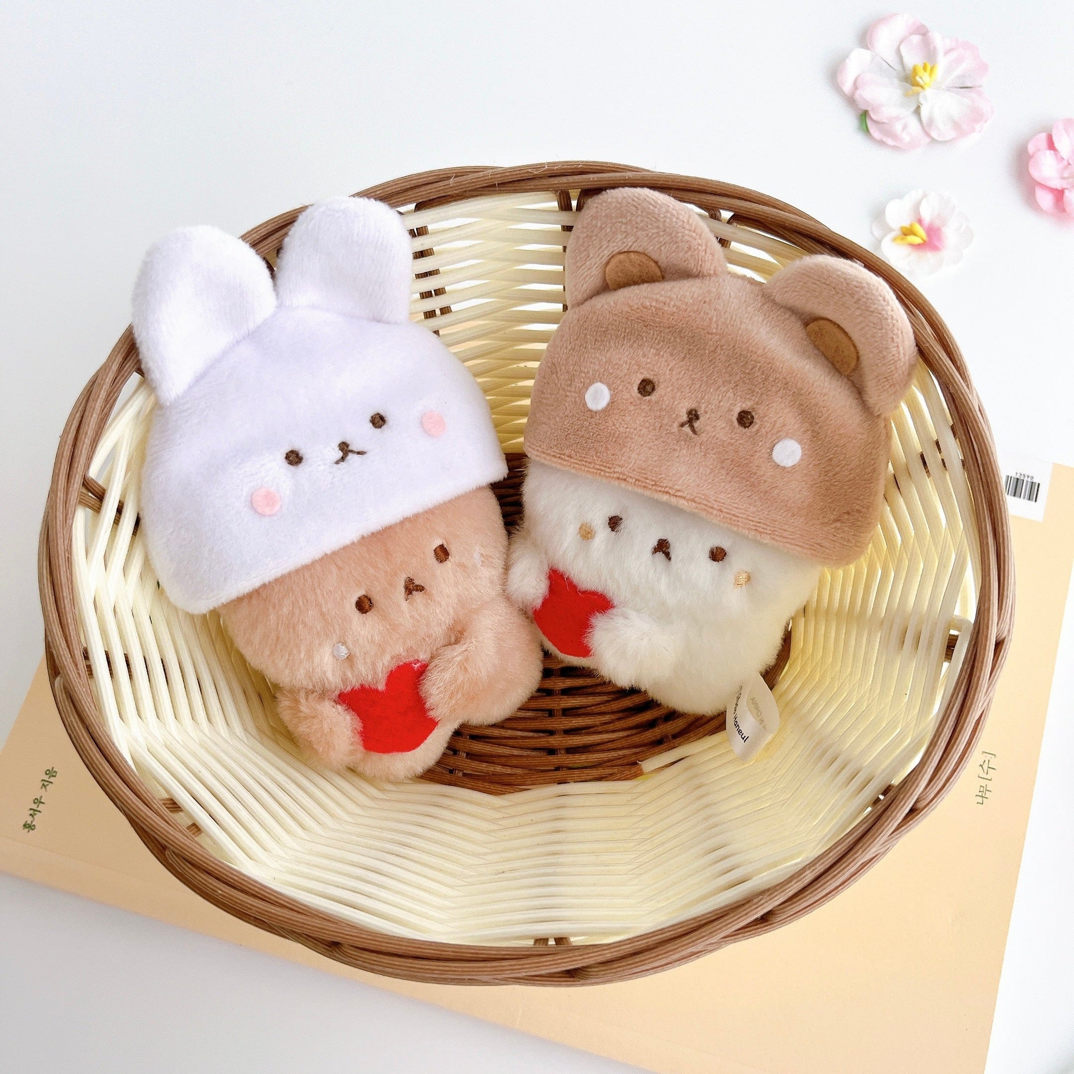 パムとタルトのぬいぐるみ帽子